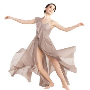 Revolution Dance “Set Yourself Free” Costume in Dusty Mauve. Adult Small